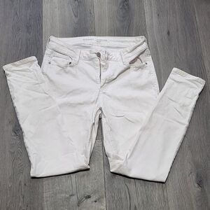 White Old Navy Rock Star Skinny Jeans - Size 8